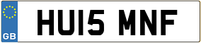 Truck License Plate